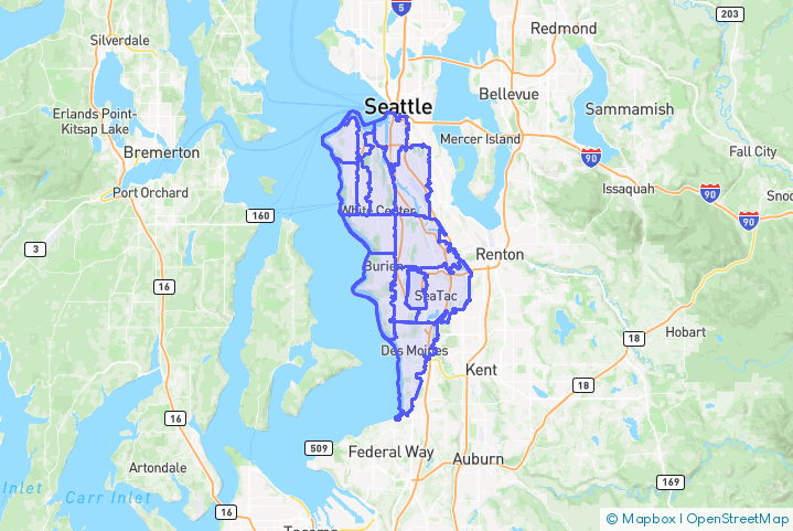 Service Area Map