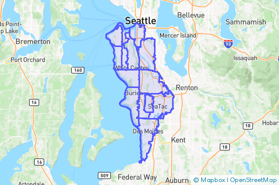 Service Area Map