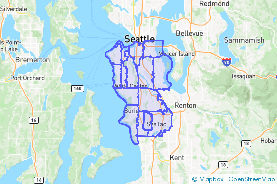 Service Area Map