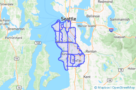 Service Area Map