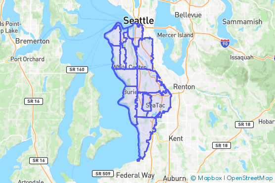 Service Area Map