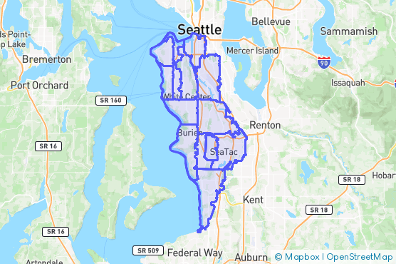 Service Area Map