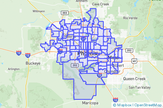 Service Area Map