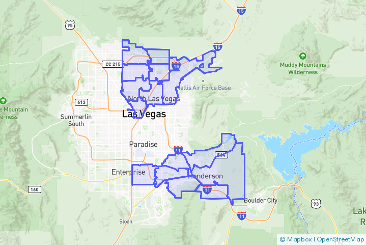 Service Area Map