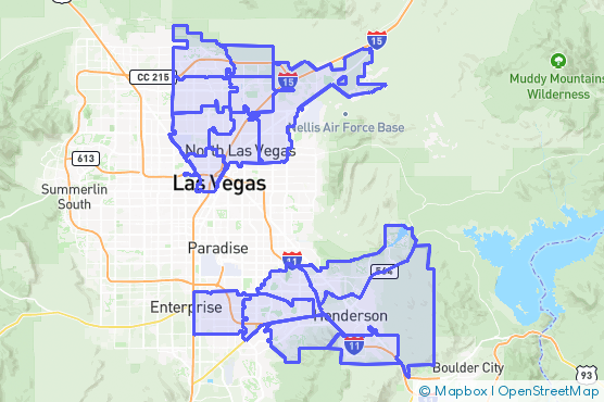 Service Area Map