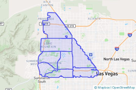 Service Area Map