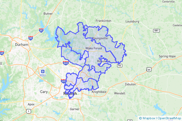 Service Area Map