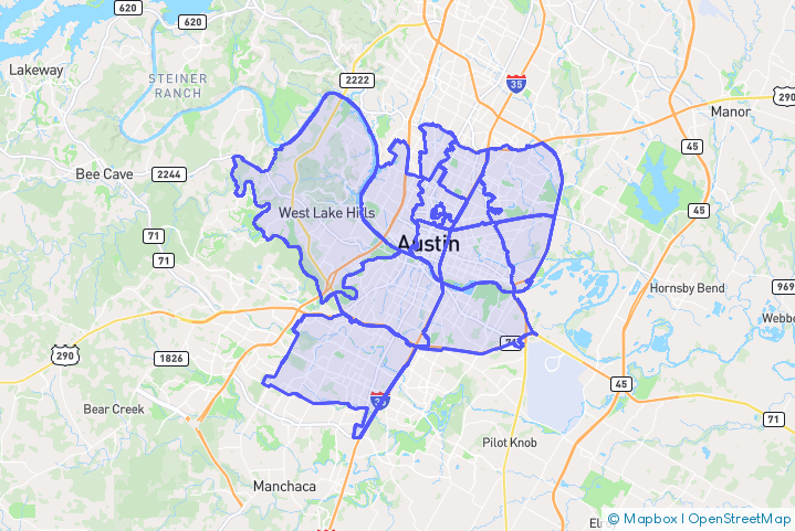 Service Area Map