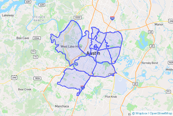 Service Area Map