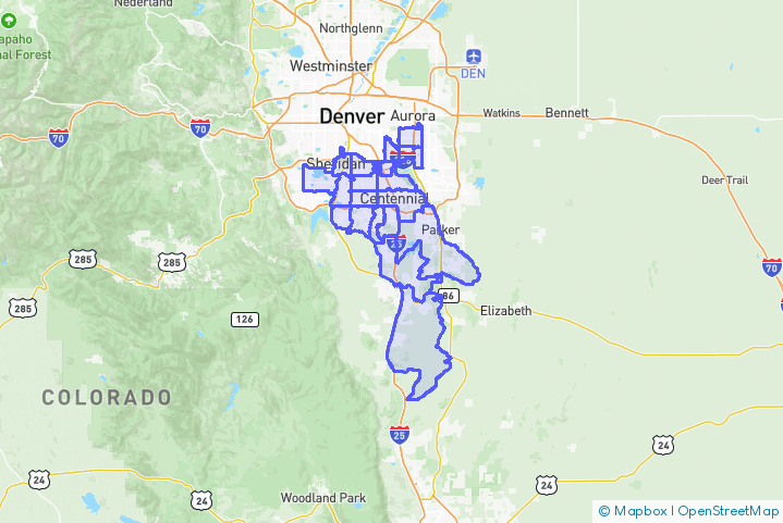 Service Area Map