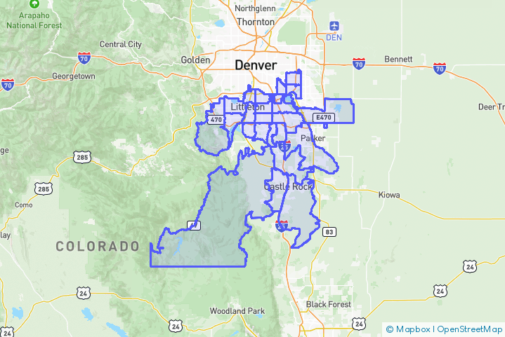 Service Area Map
