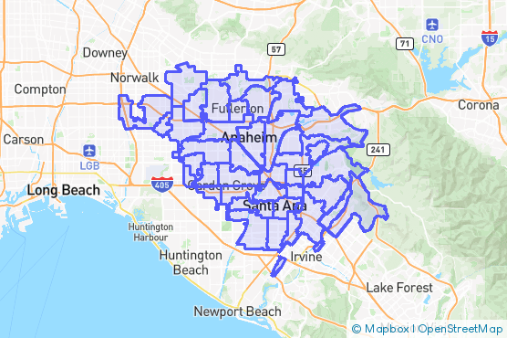 Service Area Map