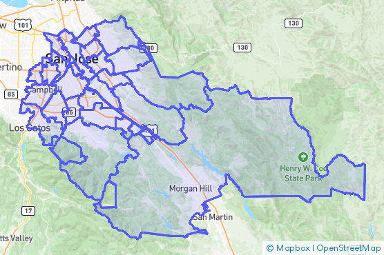 Service Area Map