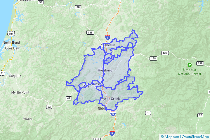 Service Area Map