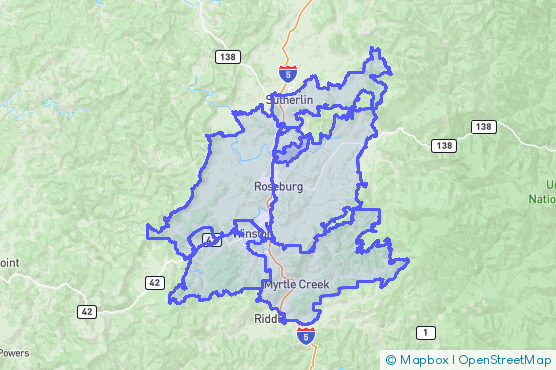 Service Area Map