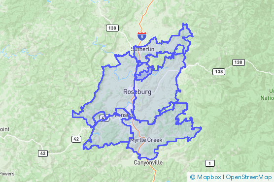 Service Area Map