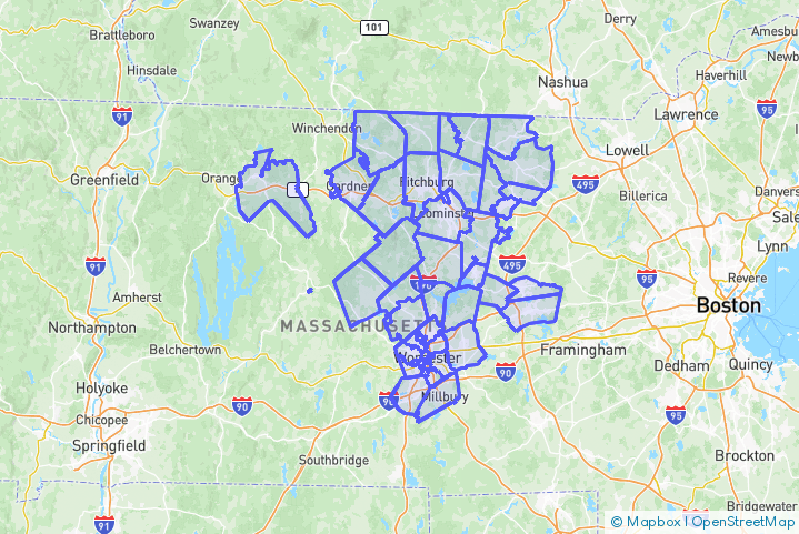 Service Area Map