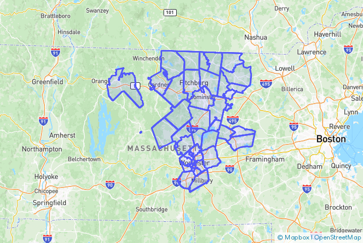Service Area Map
