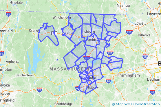 Service Area Map