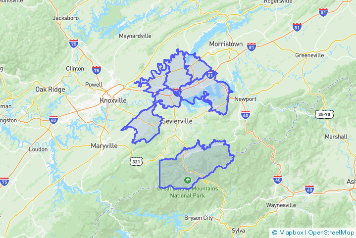 Service Area Map