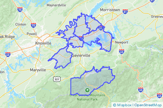 Service Area Map