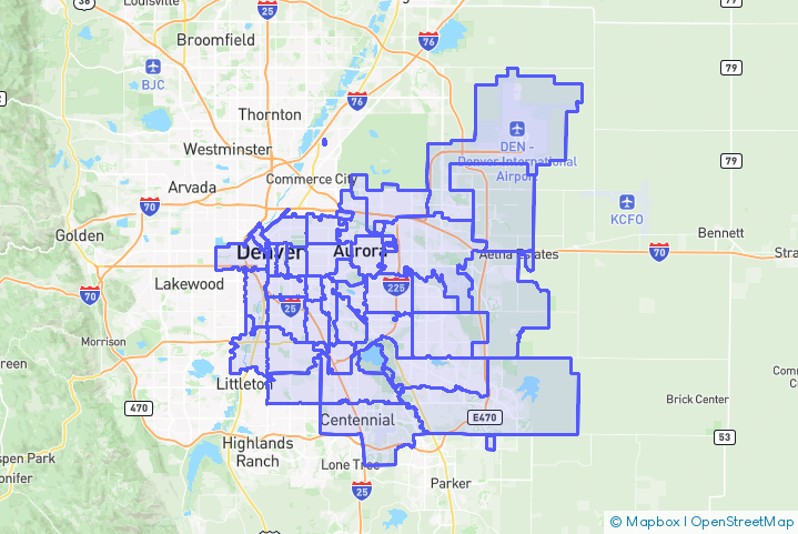 Service Area Map