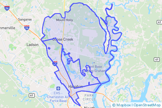 Service Area Map