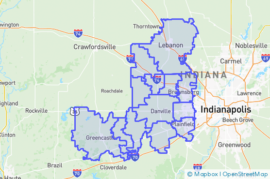 Service Area Map
