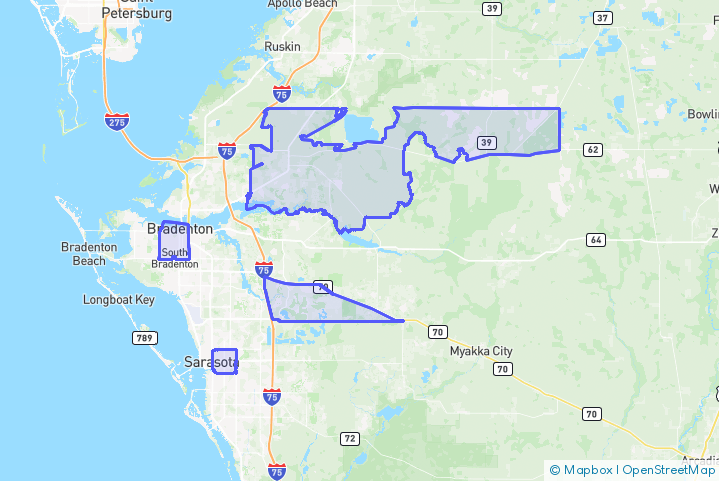 Service Area Map