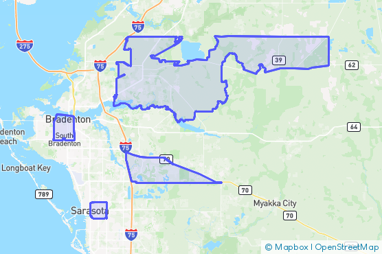 Service Area Map