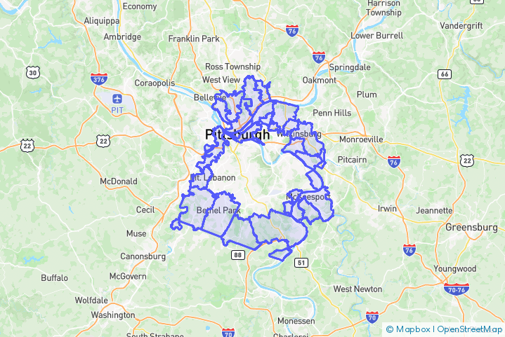 Service Area Map