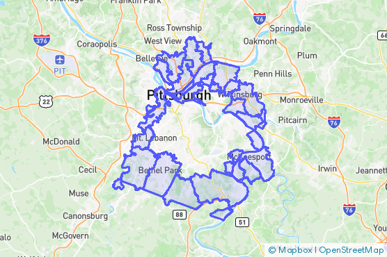 Service Area Map