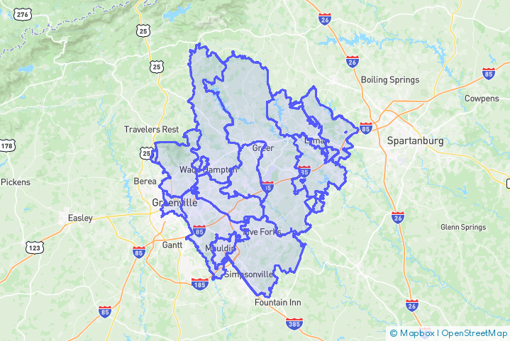 Service Area Map