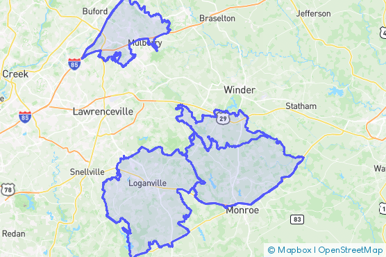 Service Area Map