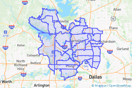 Service Area Map