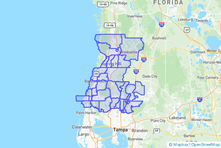Service Area Map