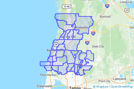 Service Area Map