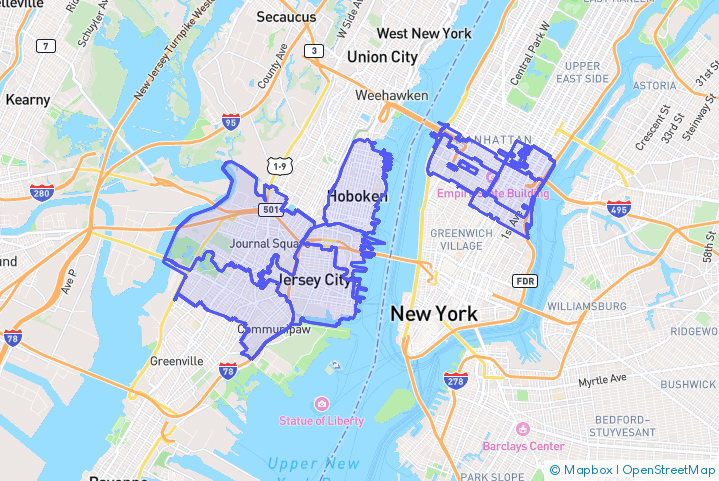 Service Area Map