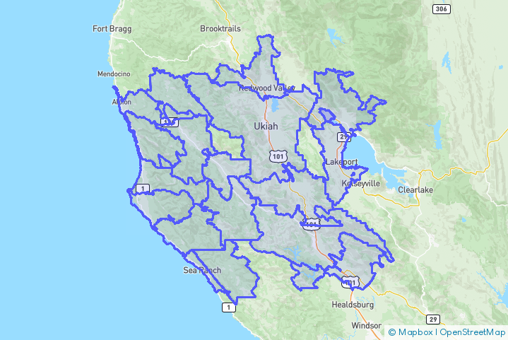 Service Area Map