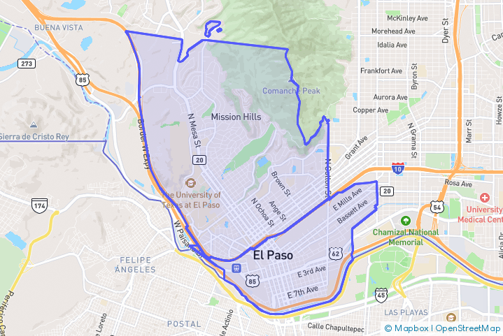 Service Area Map
