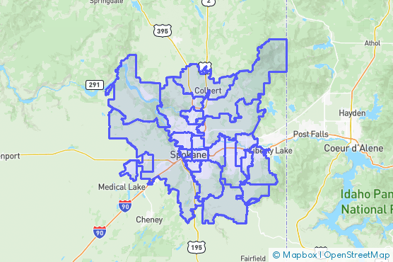 Service Area Map
