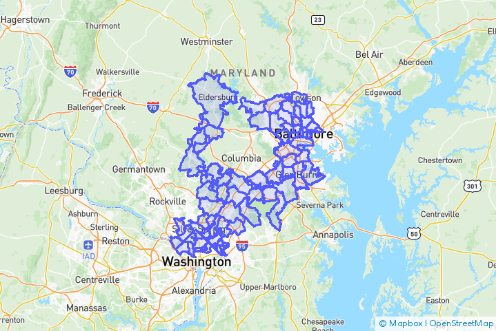 Service Area Map