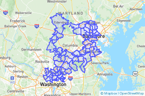 Service Area Map
