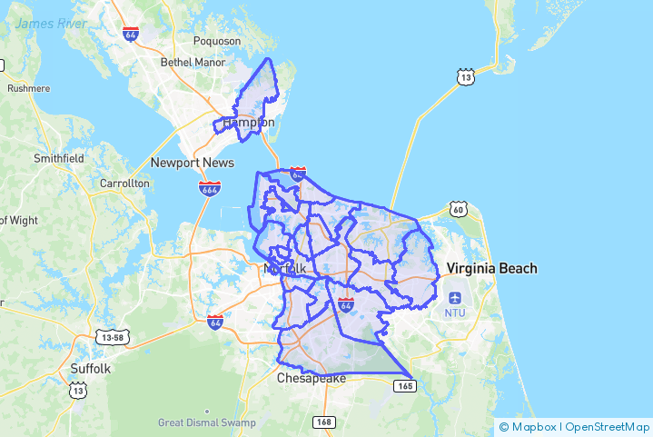 Service Area Map