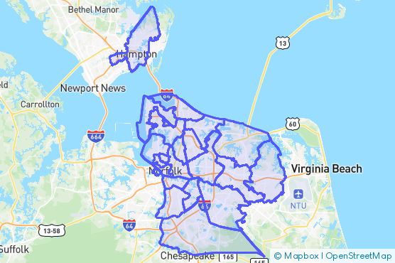 Service Area Map
