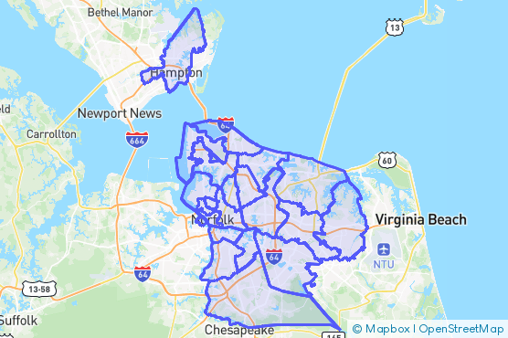 Service Area Map
