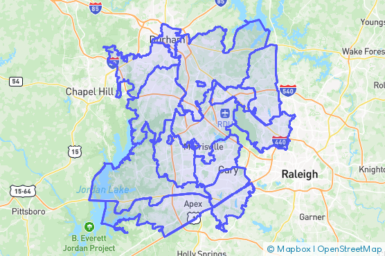 Service Area Map