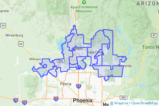 Service Area Map
