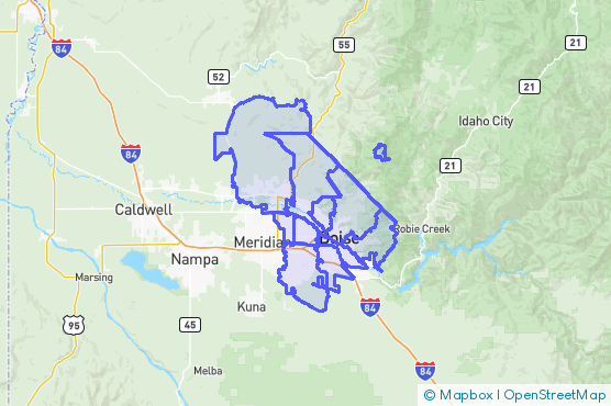 Service Area Map