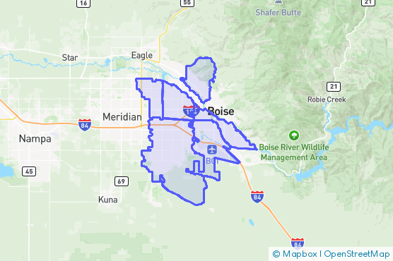 Service Area Map